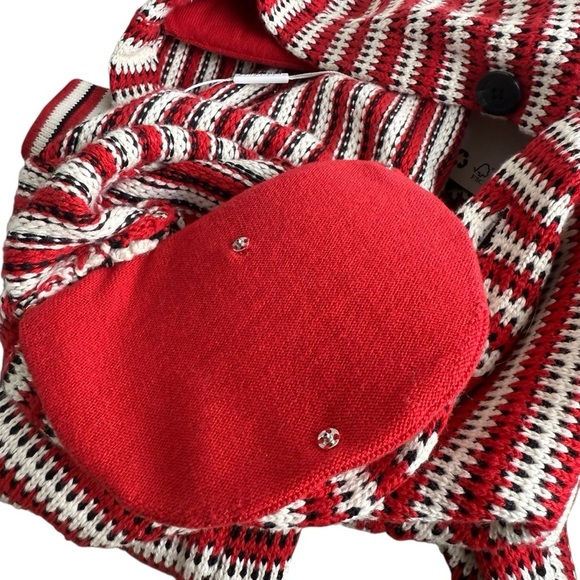 NWT Self Portrait striped cardigan and skirt set SZ small - Picture 4 of 8